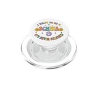I Want To Be A Schwa It's Never Stressed Science Of Reading PopSockets PopGrip for MagSafe