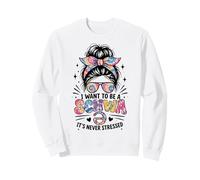 I Want To Be A Schwa It's Never Stressed Science Of Reading Sweatshirt