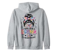 I Want To Be A Schwa It's Never Stressed Science Of Reading Zip Hoodie