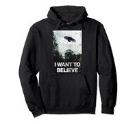 I Want to Believe Area 51 UFO Alien Abduction Pullover Hoodie