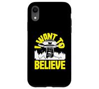 I Want To Believe Funny Alien Case for iPhone XR