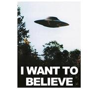 I Want To Believe UFO Poster TV SERIES Print- A5 A4 A3 A2 A1 A0 Sizes - A3 (297 x 420mm)