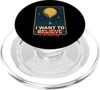 I Want to Know Not Believe UFO UAP Paranormal Alien Science PopSockets PopGrip for MagSafe