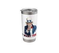 I Want You Uncle Sam Fun Stainless Steel Insulated Tumbler