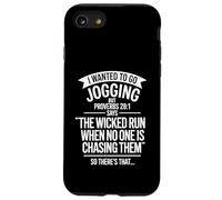 I Wanted To Go Jogging But Proverbs 28:1 Says Case for iPhone SE (2020) / 7/8