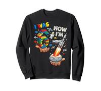 I Was 6 I Just Turned 7 Now Space Rocket 67 Meme Sweatshirt