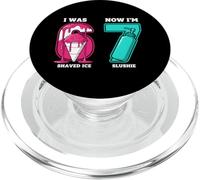 I Was 6 Now I’m 7 Shaved Ice Slushie Frozen Treats PopSockets PopGrip for MagSafe
