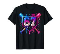 I was 6 Now I'm 7 Birthday Baseball Dripping Kids 67 Sport T-Shirt