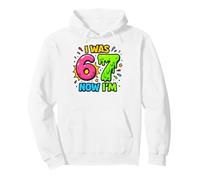 I Was 6 Now I'm 7 - Funny 7th Birthday Six Seven Meme Pullover Hoodie