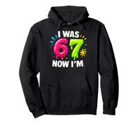 I Was 6 Now I'm 7 - Funny 7th Birthday Six Seven Meme Pullover Hoodie