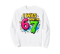 I Was 6 Now I'm 7 - Funny 7th Birthday Six Seven Meme Sweatshirt