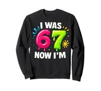 I Was 6 Now I'm 7 - Funny 7th Birthday Six Seven Meme Sweatshirt