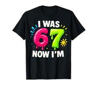 I was 6 Now I'm 7 - Funny 7th Birthday Six Seven Meme T-Shirt