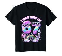 I was 6 Now I'm 7 K-pop Six Seven 7th Birthday 67 Girls T-Shirt