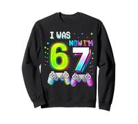I was 6 Now Im 7 Unlocked 7th Birthday Video Gamer Kids Boy Sweatshirt