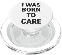 I Was Born to Care. Vintage Nurse, Heart and Duty. PopSockets PopGrip for MagSafe