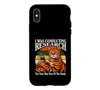 I Was Conducting Research Cat Study Humor Case for iPhone X/XS