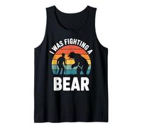 I was Fighting A Bear After Surgery Recovery Leg Broken Arm Tank Top