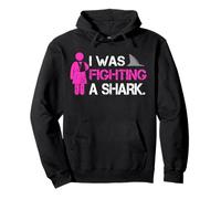 I Was Fighting A Shark Get Well Soon Broken Arm Injury Girl Pullover Hoodie