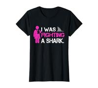 I Was Fighting A Shark Get Well Soon Broken Arm Injury Girl T-Shirt