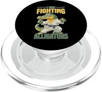 I Was Fighting Alligators Excuse Clumsy Story PopSockets PopGrip for MagSafe