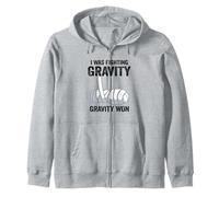 I Was Fighting Gravity Gravity Won Broken Hand Broken Arm Zip Hoodie