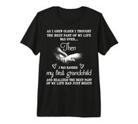 I was Handed My First Grandchild First Time Grandma Premium T-Shirt