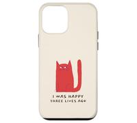 I Was Happy Three Lives Ago (Funny Cat Statement) Case for iPhone 12 mini