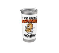 I was Having Explosive Diarrhea Before It was Cool Fun Lion Stainless Steel Insulated Tumbler