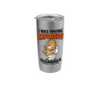 I was Having Explosive Diarrhea Before It was Cool Fun Lion Stainless Steel Insulated Tumbler