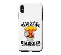 I Was Having Explosive Diarrhea Before It Was Cool Funny Pun Case for iPhone XS Max