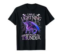 I was Lightning Before The Thunder Dragons Lover Men Women T-Shirt