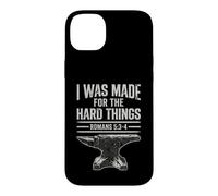I Was Made For The Hard Things Romans 53-4 Christian Faith Case for iPhone 14 Plus
