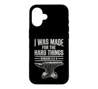 I Was Made For The Hard Things Romans 53-4 Christian Faith Case for iPhone 16