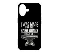I Was Made For The Hard Things Romans 53-4 Christian Faith Case for iPhone 17