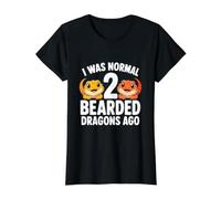 I was Normal 2 Bearded Dragons Ago Funny Proud Pet Owner Value Graphic T-Shirt, Women, Black, S