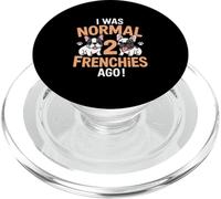 I Was Normal 2 Frenchies Ago French Bulldog PopSockets PopGrip for MagSafe