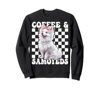 I Was Normal 2 Samoyeds Ago Samoyed Dog Girl Coquette Bow Sweatshirt