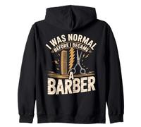 I Was Normal Before I Became A Barb Zip Hoodie