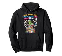 I Was Normal Once Then I Read One More Chapter Bookworm Pullover Hoodie