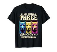 I Was Normal Three Golden Retrievers Ago GR Retriever Dog T-Shirt