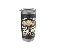 I was Normal Three Scallop Seasons Ago Stainless Steel Insulated Tumbler