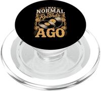 I Was Normal Two Records Ago Vinyl Record Collector PopSockets PopGrip for MagSafe