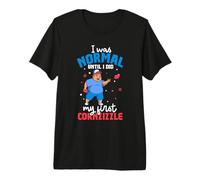 I was Normal Until The First Cornzizzle - Cornhole Premium T-Shirt