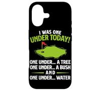 I Was One Under Today Funny Golf Lover Golfing Golf Course Case for iPhone 17