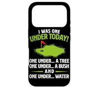 I Was One Under Today Funny Golf Lover Golfing Golf Course Case for iPhone 17 Pro
