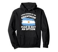 I was raised by a Argentinian Argentina Gift Son Daughter Pullover Hoodie