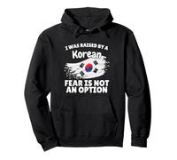 I was raised by a Korean Korea Flag Gift for Son Daughter Pullover Hoodie