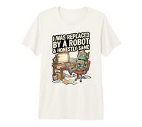 I was Replaced By A Robot and Honestly Same Premium T-Shirt