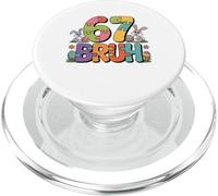 I was Six Now I'm Seven Autism Easter 67 Meme 7th Birthday PopSockets PopGrip for MagSafe